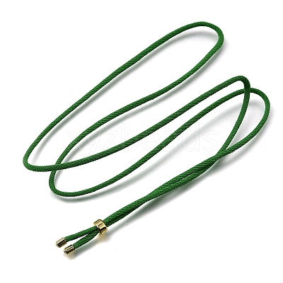 2.5MM Adjustable Braided Nylon Cords Necklace Making FB-CBAA152-02G-31-1
