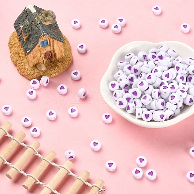 Opaque Acrylic Beads X1-MACR-N008-57D-1