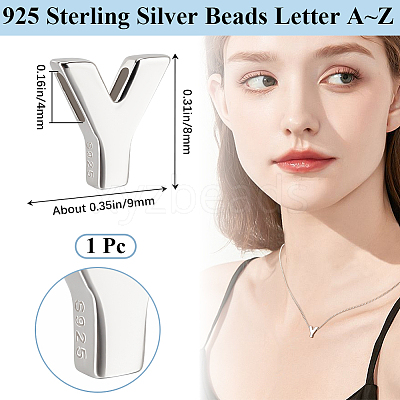 Sterling Silver Beads STER-WH20005-02Y-1