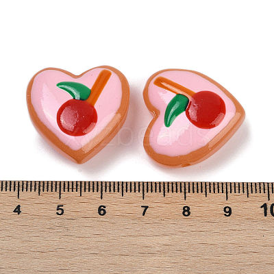 Handmade Heart Lampwork Beads Strands LAMP-P069-04B-05-1