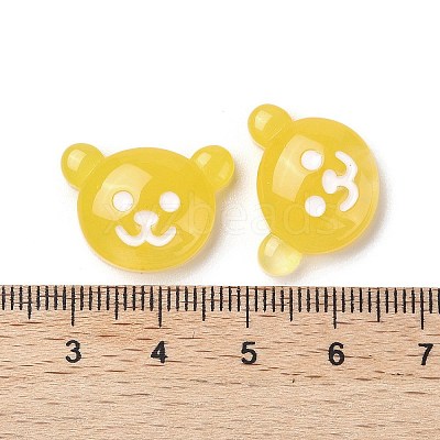 Translucent Resin Animal Decoden Cabochons RESI-M040-03-3-1