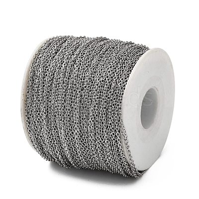 Tarnish Resistant 304 Stainless Steel Cable Chains CHS-Q001-08-100m-1