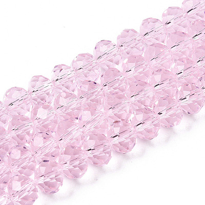 Glass Beads Strands EGLA-A044-T8mm-D10-1