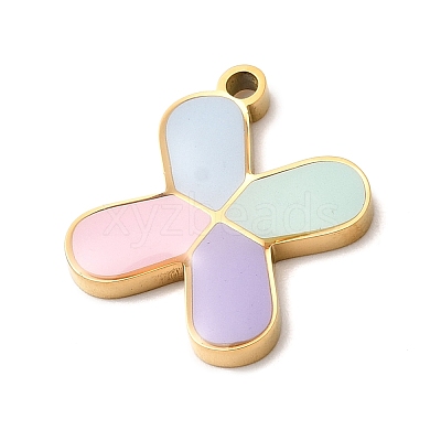 304 Stainless Steel Pendants STAS-K297-09X-G-1