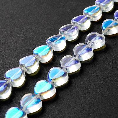Transparent Glass Beads Strand GLAA-F112-03G-1