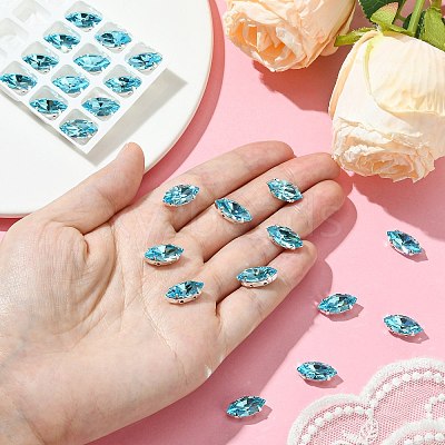Preciosa® MAXIMA Crystal Sew-On Cups Y-PRC-SE15-60010-S-1