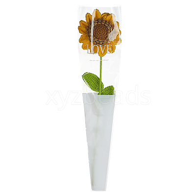 Woolen Yarn Artificial Flower AJEW-WH0314-592-1
