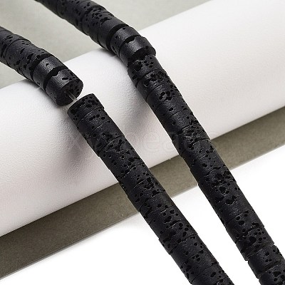 Natural Lava Rock Dyed Beads Strands G-K375-G07-01-1