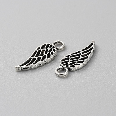 Tibetan Style Alloy Pendants TIBEP-WH0003-10AS-1