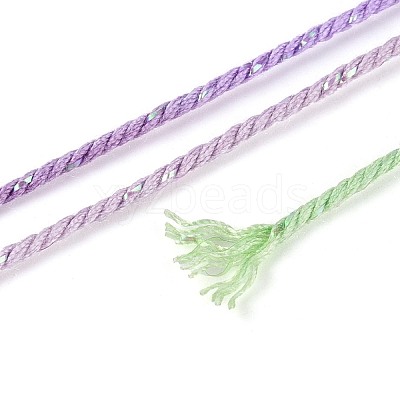 30M Segment Dyed Macrame Cotton Cord OCOR-T018-01Q-1