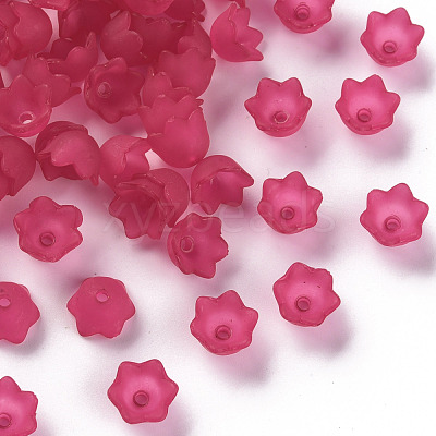 Transparent Acrylic Beads Caps PL543-12-1