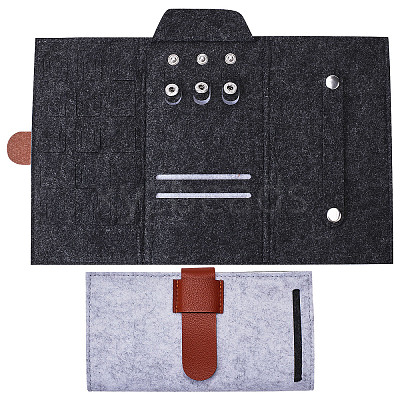 Felt Fabric Jewelry Storage Bags ODIS-WH0029-07-1