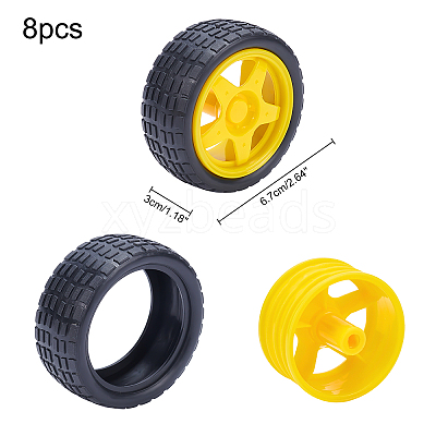 PVC Wheel Robot Toy Accessories FIND-GA0001-18-1