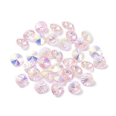 Electroplate Transparent Glass Beads EGLA-Z002-AB08-1