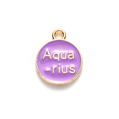 Alloy Enamel Pendants ENAM-S124-01B-01J-1