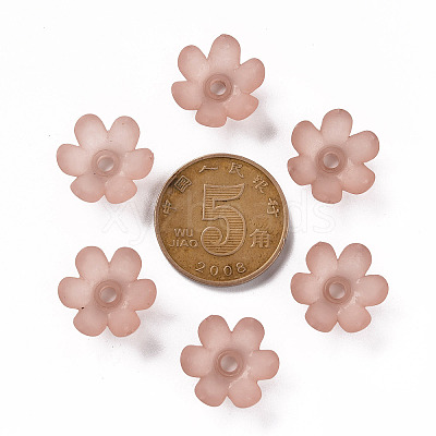 Frosted Acrylic Bead Caps MACR-S371-07A-763-1