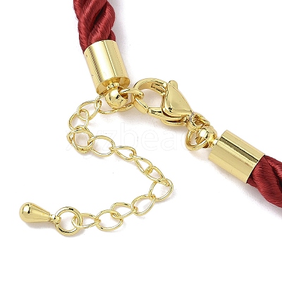 5MM Nylon Twisted Cord Necklace Making FIND-G096-01G-22-1