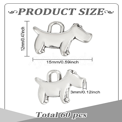 60Pcs Alloy Pendants FIND-LP0002-95-1