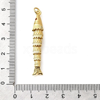 Brass Micro Pave Cubic Zirconia Pendants X-KK-R217-01G-04-1