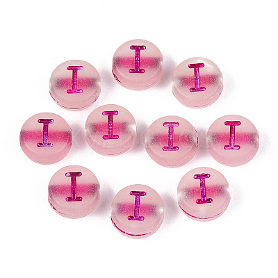 Luminous Frosted Acrylic Beads FACR-T008-02I-1