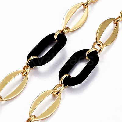 Handmade Brass Oval Link Chains CHC-H102-16G-F-1