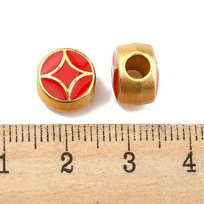 CCB Plastic European Beads CCB-P015-01G-02-1