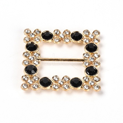 Square Alloy Buckles JEWB-WH0014-10A-1
