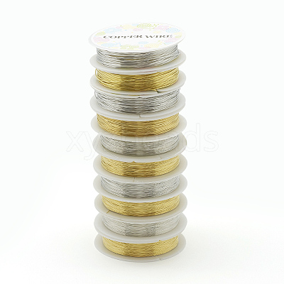 Round Copper Jewelry Wire CW0.4mm018-1