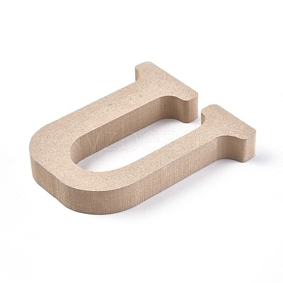 Letter Unfinished Wood Slices DIY-WH0162-62U-1