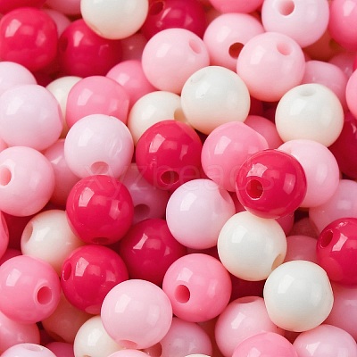 Opaque Acrylic Beads SACR-Q004-01A-1