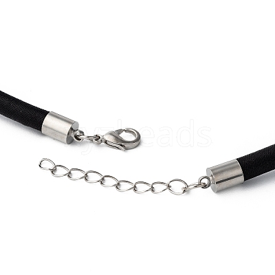 Silk Cord Necklace Making X-NFS006-1