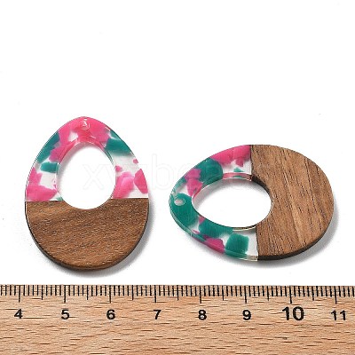 Resin and Walnut Pendants FIND-R051-10H-1