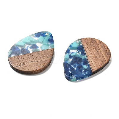 Resin and Walnut Pendants FIND-R051-04-1