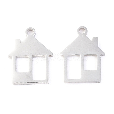 Non-Tarnish 304 Stainless Steel Charms STAS-O142-39P-1