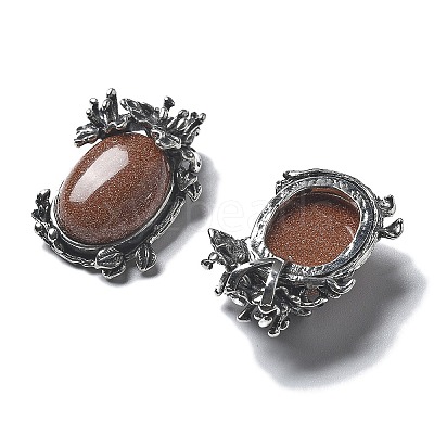 Synthetic Goldstone Pendants G-H083-01AS-02-1