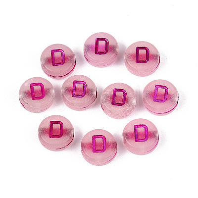 Luminous Frosted Acrylic Beads FACR-T008-02D-1