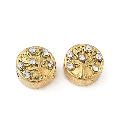 304 Stainless Steel Crystal Rhinestone Beads STAS-U050-01A-G-1
