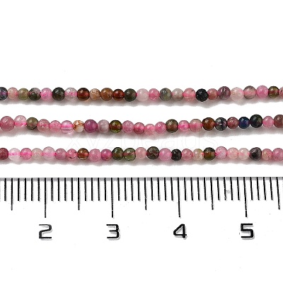 Natural Multicolor Tourmaline Beads Strands G-B088-B02-01-1