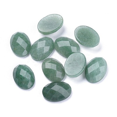 Natural Green Aventurine Cabochons X-G-G760-A03-1