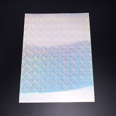 Waterproof A4 Self Adhesive Shiny Laser Photo Paper AJEW-WH0223-96A-1