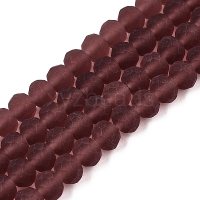 Transparent Glass Beads Strands EGLA-A044-T6mm-MD13-1