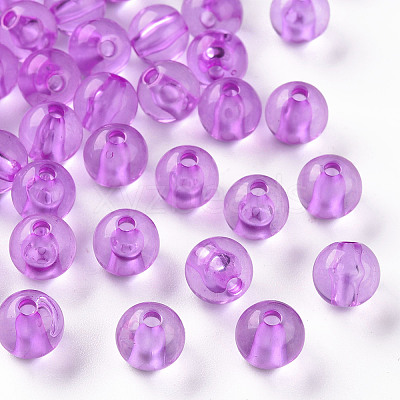 Transparent Acrylic Beads MACR-S370-A8mm-740-1