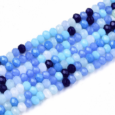 Opaque Glass Beads Strands X-GLAA-T006-07-A01-1