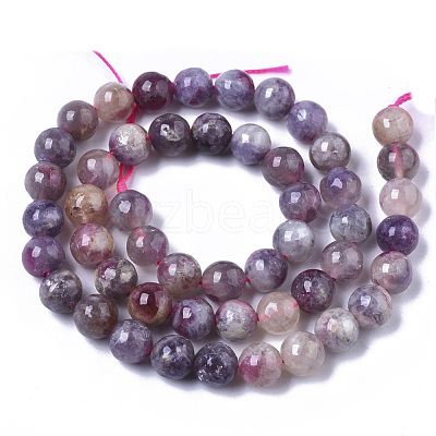 Natural Purple Red Tourmaline Beads Strands G-N327-02C-01-1