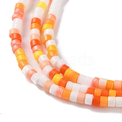 Handmade Lampwork Beads Strands LAMP-L078-008B-1