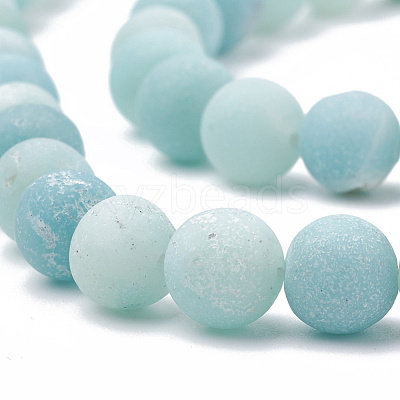 Natural Amazonite Beads Strands G-T106-188-1