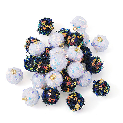 30Pcs 2 Colors Cloth Pendants FIND-TA0008-35-1
