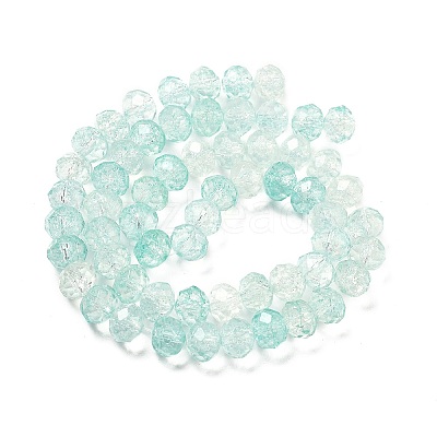 Transparent Crackle Glass Beads Strands LS-CCG-L050-01A-07-1