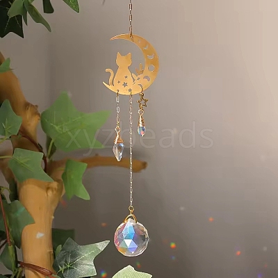 Teardrop Glass Suncatchers PW-WG248D2-01-1