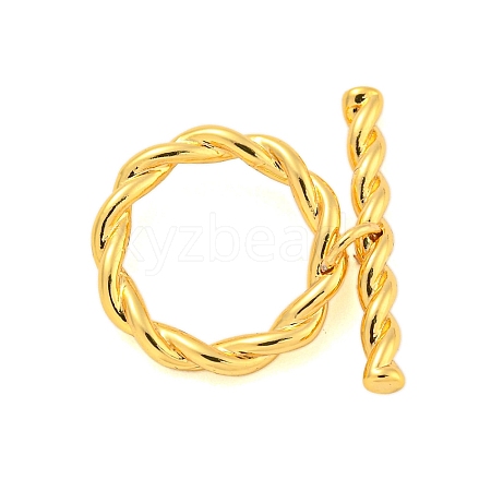 Brass Toggle Clasps KK-A223-16G-1